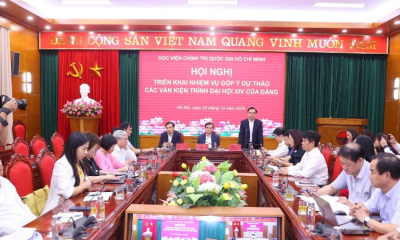 Học viện Chính trị quốc gia Hồ Chí Minh góp ý vào dự thảo các văn kiện Đại hội XIV của Đảng