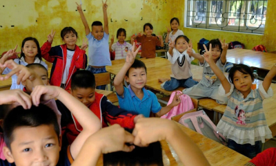 Sữa BEANSTALK và hành trình tiếp sức đến trường sau lũ