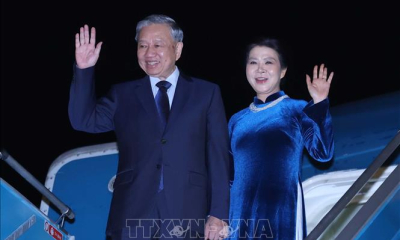 Tổng Bí thư Tô Lâm và Phu nhân lên đường thăm chính thức Liên hiệp Vương quốc Anh và Bắc Ireland