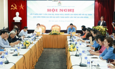 Phát huy trí tuệ cán bộ, đoàn viên, người lao động góp ý văn kiện Đại hội XIV của Đảng