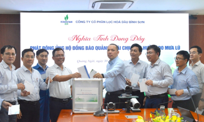 BSR quyên góp ủng hộ đồng bào Quảng Ngãi khắc phục hậu quả mưa lũ