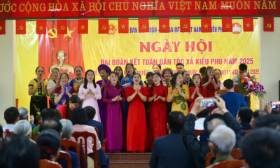 Xã Kiều Phú tổ chức Ngày hội Đại đoàn kết dân tộc