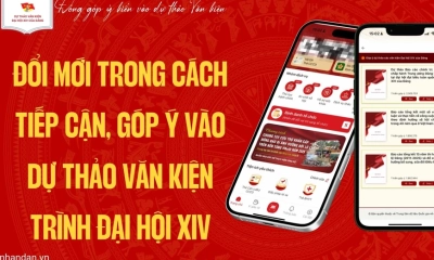 Đổi mới trong tiếp cận, góp ý dự thảo văn kiện Đại hội XIV của Đảng