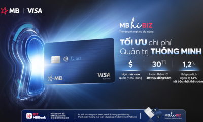 MB ra mắt thẻ doanh nghiệp thông minh MB Visa Hi BIZ mới, tăng ưu đãi vận hành, mở rộng năng lực giao thương quốc tế cho doanh nghiệp 
