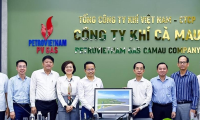 Đoàn công tác tỉnh Cà Mau đến thăm và làm việc tại PV GAS CA MAU
