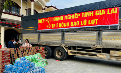 Hiệp hội Doanh nghiệp tỉnh Gia Lai chung tay hỗ trợ đồng bào vùng bão lũ