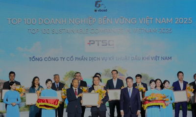 PTSC được vinh danh trong Top Doanh nghiệp Bền vững Việt Nam 2025 