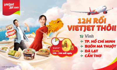 Bay cùng Vietjet đến Vinh: Đón mùa đoàn viên thuận tiện hơn,  tận hưởng giá vé chỉ từ 0 đồng