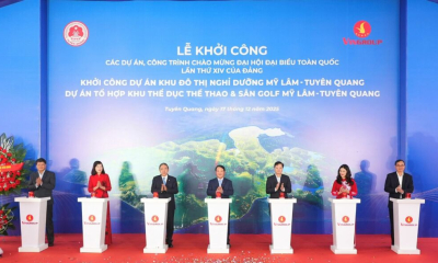 Vingroup khởi công Khu đô thị nghỉ dưỡng suối khoáng và Tổ hợp Khu Thể dục Thể thao Mỹ Lâm – Tuyên Quang