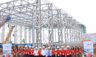Vietjet cất nóc hangar chuẩn quốc tế, khai trương chuyến bay tới Cảng Hàng không quốc tế Long Thành
