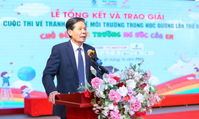Ấn tượng Lễ trao giải Cuộc thi vẽ tranh Bảo vệ môi trường trong học đường lần thứ II, chủ đề “Sân trường mơ ước của em