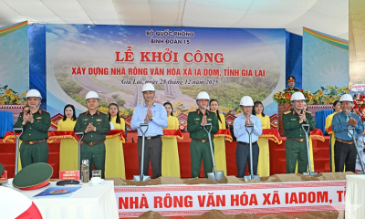 Khởi công xây dựng loạt Nhà rông văn hóa tại Gia Lai, Quảng Ngãi