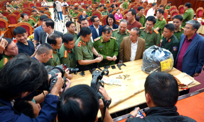 Triệt phá vụ cướp ngân hàng tại Gia Lai, thu giữ nhiều tang vật