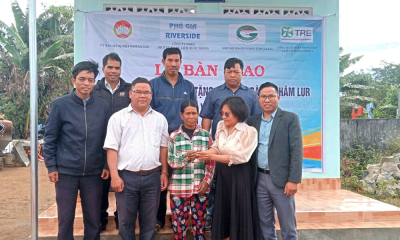 Bàn giao nhà Đại đoàn kết và trao quà Tết gần 700 triệu đồng tại xã Gào