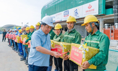 Thăm và chúc Tết công trường APEC 2027 tại Phú Quốc, Phó Thủ tướng Nguyễn Chí Dũng biểu dương tinh thần vượt nắng thắng mưa của công nhân