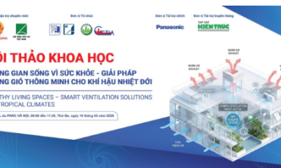 Đẩy mạnh công trình xanh kết hợp giải pháp làm mát tiết kiệm năng lượng vì sức khỏe và bảo vệ môi trường