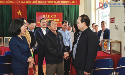 Quảng Ninh: Bí thư Tỉnh ủy kiểm tra công tác bầu cử tại xã Thống Nhất