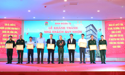 Binh đoàn 15 khánh thành Nhà khách Quy Nhơn: Tiêu chuẩn 5 sao, điểm nhấn du lịch phố biển