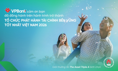 Huy động 2,36 tỷ USD, VPBank được vinh danh Tổ chức phát hành tài chính bền vững tốt nhất Việt Nam