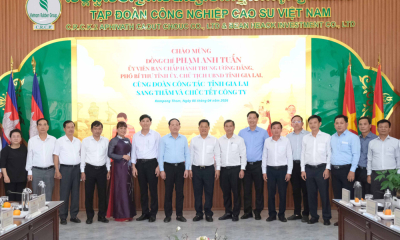 Chủ tịch tỉnh Gia Lai thăm, làm việc tại Công ty CP Cao su Chư Sê – Kampong Thom: Biểu tượng đẹp của tình hữu nghị Việt Nam – Campuchia