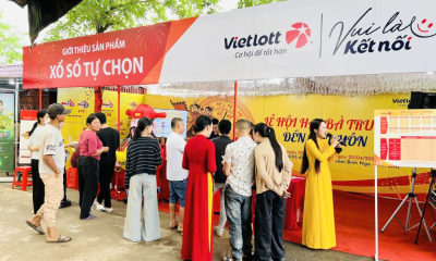Vietlott mang đến nhiều phần quà hấp dẫn tại lễ hội Hai Bà Trưng