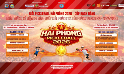 Hải Phòng Pickleball 2026 – Cúp Bạch Đằng: Cú hích chiến lược cho thể thao phong trào Đất Cảng