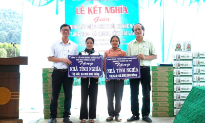 Nhà máy Đường và Điện sinh khối An Khê: Về làng kết nghĩa, trao mái ấm cho dân