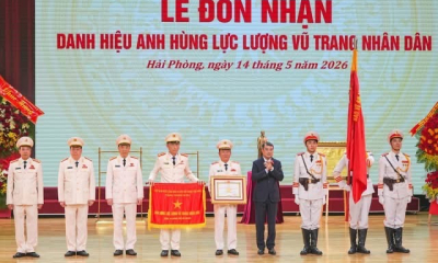 Công an thành phố Hải Phòng đón nhận Danh hiệu Anh hùng lực lượng vũ trang nhân dân