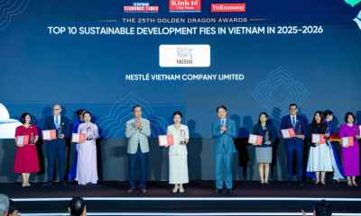 Nestlé Việt Nam được vinh danh tại Giải thưởng Rồng Vàng lần thứ 25 về Phát triển Chuỗi giá trị Nông nghiệp bền vững