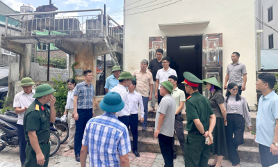 Quảng Ninh: Lãnh đạo tỉnh kiểm tra công tác phòng, chống ngập lụt tại một số địa phương 