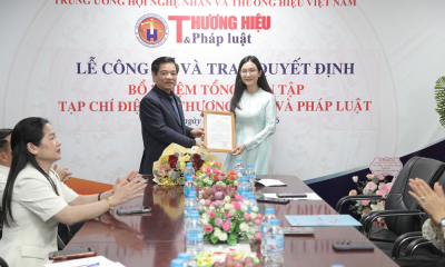 Nhà báo Khổng Nhung được bổ nhiệm làm Tổng biên tập Tạp chí điện tử Thương hiệu và Pháp luật