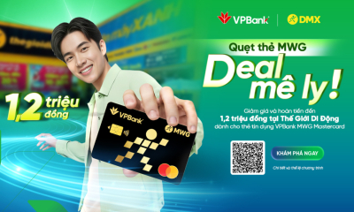Thẻ tín dụng VPBank MWG Mastercard gia tăng ưu đãi cho người dùng tới 1,2 triệu đồng