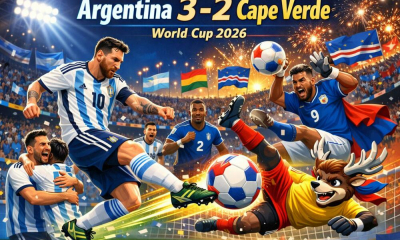 Argentina 3-2 Cape Verde: Điều đáng nhớ từ trận đấu kinh điển của World Cup 2026