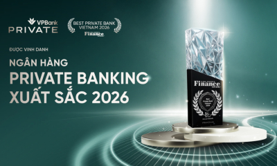 VPBank Private được Global Banking & Finance Review vinh danh 