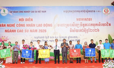 Cao su Chư Sê Kampong Thom giành giải nhất Hội diễn khu vực III – Campuchia