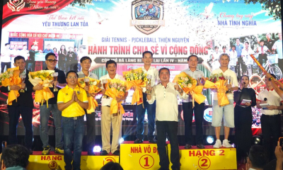 Bế mạc giải Tennis - Pickleball Gia Lai: Huy động gần 1,8 tỷ đồng từ thiện