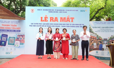 Phường Văn Miếu - Quốc Tử Giám: Ra mắt cụm điểm kinh doanh, văn minh đô thị và chuyển đổi số