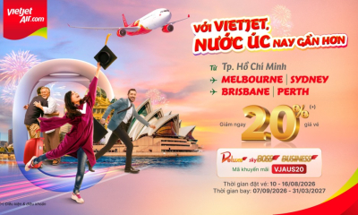 Vietjet ưu đãi 20% mừng đường bay đến sân bay quốc tế Western Sydney, thêm lựa chọn để khám phá Australia