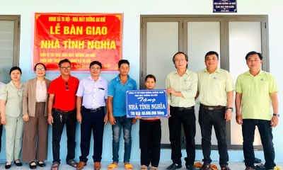 Gia Lai: Nhà máy Đường An Khê bàn giao 26 căn nhà tình nghĩa cho hộ nghèo