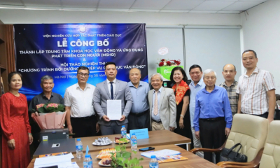 Thành lập Trung tâm Khoa học Vận động và Ứng dụng Phát triển Con người
