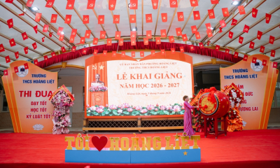 Trường THCS Hoàng Liệt khai giảng năm học mới, hướng tới xây dựng điểm sáng giáo dục của Thủ đô