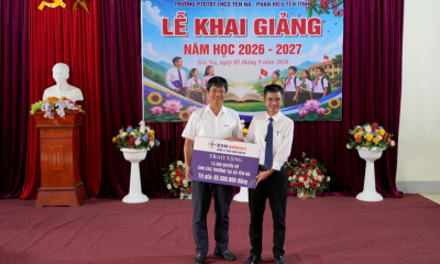 Công ty Thủy điện Bản Vẽ: Trao hơn 45.000 quyển vở cho học sinh vùng cao