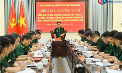 Đảng ủy Bộ Tư lệnh Bộ đội Biên phòng tiểm tra công tác biên phòng tại BĐBP TP Quảng Ninh