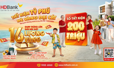 26 lượng vàng SJC chờ chủ nhân gửi tiết kiệm tại HDBank