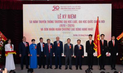Trường ĐH Luật - ĐH Quốc gia Hà Nội nhận Huân chương Lao động hạng Nhất 