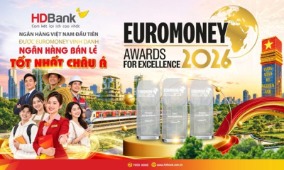 Danh hiệu “Ngân hàng Bán lẻ tốt nhất châu Á” lần đầu tiên trao cho một ngân hàng Việt Nam