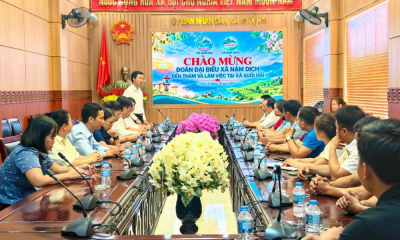 Đoàn công tác xã Nậm Dịch tham quan, học tập kinh nghiệm tại xã Suối Hai