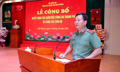 Công an thành phố Hải Phòng điều động, bổ nhiệm 13 Trưởng phòng nghiệp vụ