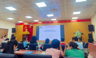 Công đoàn phường Kim Liên nâng cao nhận thức về an toàn, vệ sinh lao động