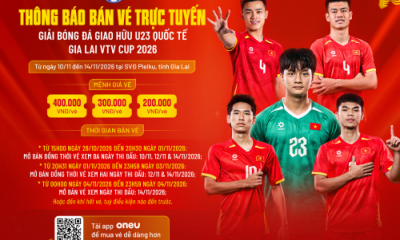 Sắp mở bán vé U23 quốc tế – Gia Lai VTV Cup 2026: Sân Pleiku sẵn sàng 